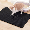Tapis de litière pour chat, retient les grains pour un nettoyage facile